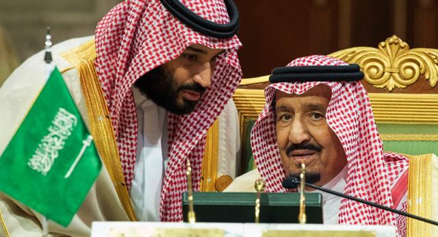 الملك سالمان ولي عهده الأمير محمد بن سلمان