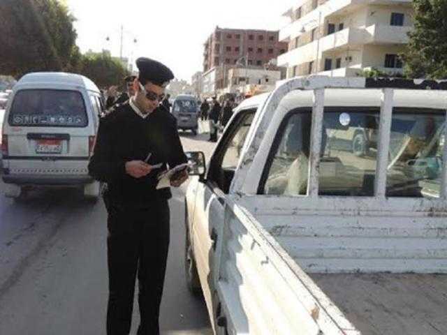تحرير 709 مخالفات مرورية وفحص 24 شخصا بالمنوفية