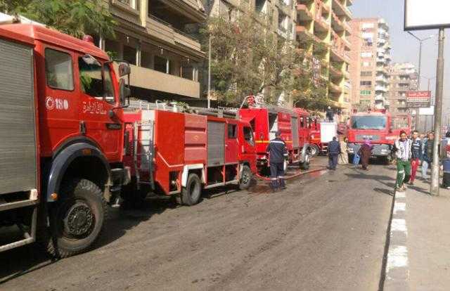 الحماية المدنية تسيطر على حريق بالمنطقه الصناعية في كفر الدوار