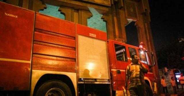 السيطرة على حريق بجوار محطة مترو حدائق المعادى