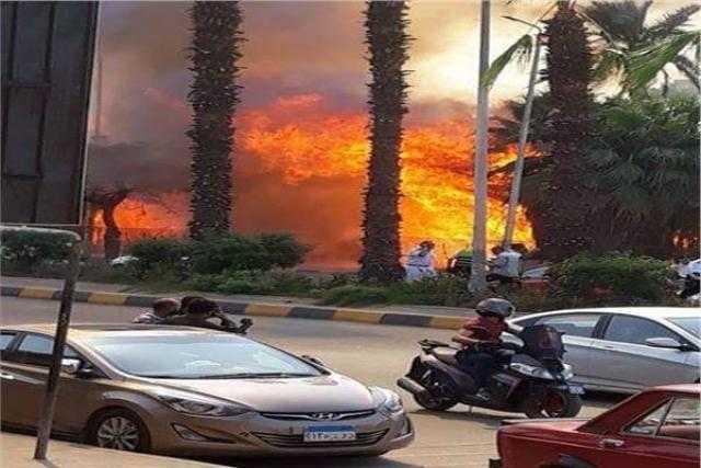 «الصحة»: إصابة مواطن في حريق بقطعة أرض بشارع الهرم
