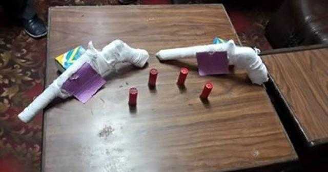 ضبط عاطل بحوزته فرد خرطوش بمدينة الحمام فى مطروح