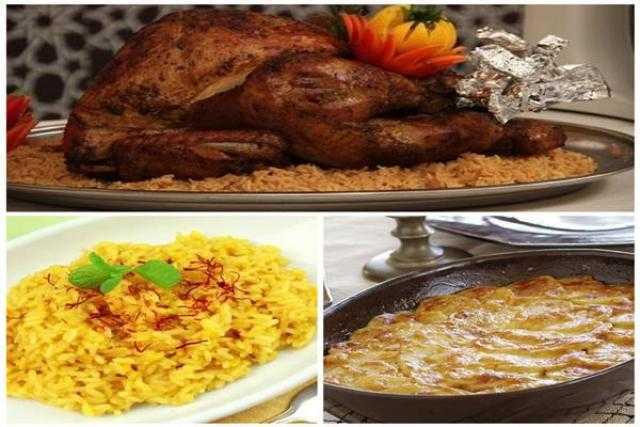 فطار اليوم| طريقة عمل ديك رومي محشي فريك.. جراتان البطاطس بالكريمة