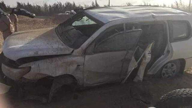 الصور الأولى لحادث التصادم المتسبب في وفاة مدير أمن أسيوط