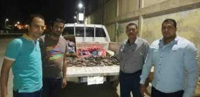ضبط 3370 قطعة صاروخ محظور بيعها بالفيوم