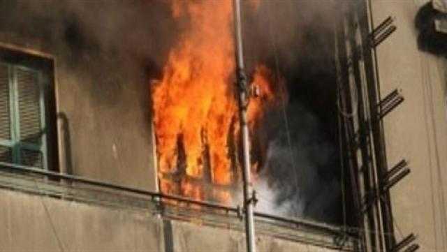 مصرع شخصين فى حريق شقة سكنية بالغربية