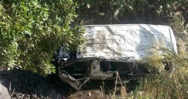 مصرع شخص وإصابة 7 آخرين فى انقلاب ميكروباص أعلى إقليمى الجيزة
