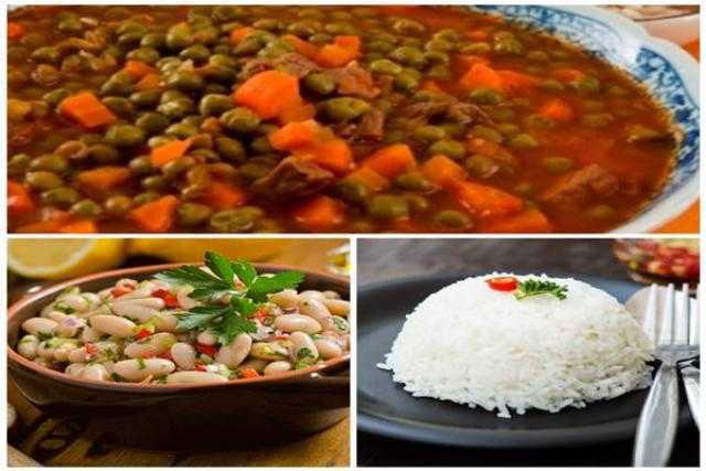 فطار رمضان.. بازلاء باللحم والجزر مع الأرز الأبيض بالبصل