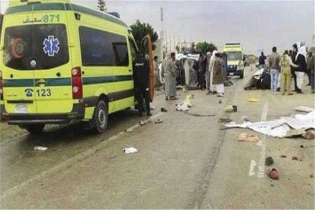 ارتفاع حصيلة المتوفين في حادث تصادم أسوان إلي 9 أشخاص