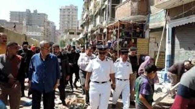 حملات إزالة الإشغالات وإعادة الانضباط لشوارع الجيزة