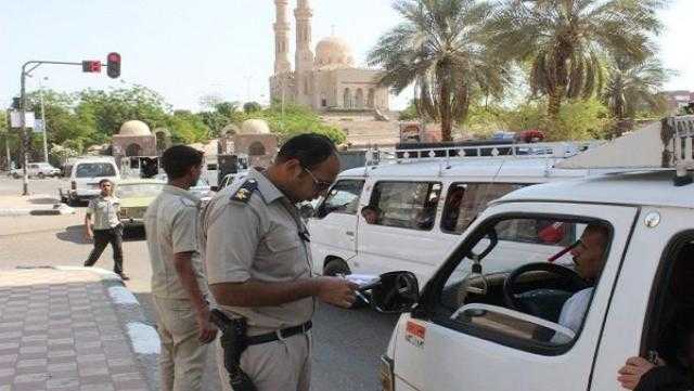 ضبط 5 سائقين تحت تأثير المخدر بالمنيا