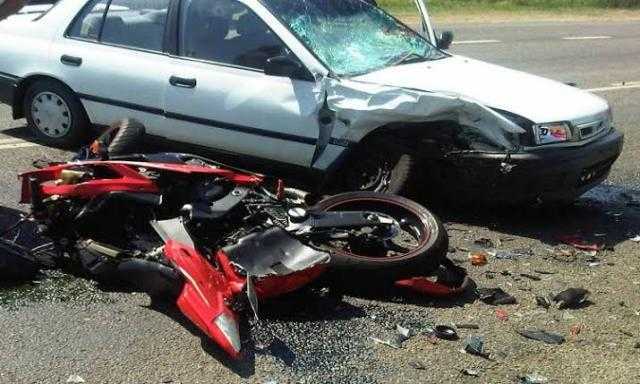 إصابة شاب بنزيف بالمخ في حادث تصادم بالدقهلية