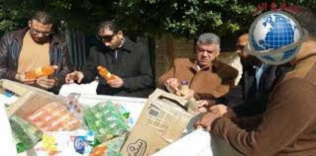 القبض على تاجر بأبو النمرس لحيازته مواد غذائية غير صالحة