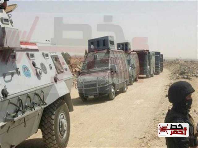 استشهاد ضابط و6 مجندين في هجوم إرهابي على كمين بالعريش
