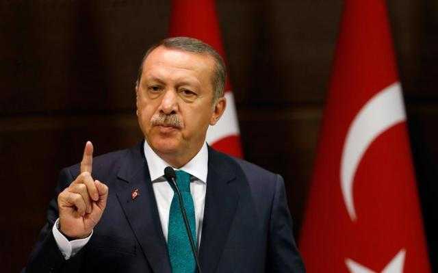 شاهد.. أردوغان يشتعل بالنيران في سوريا