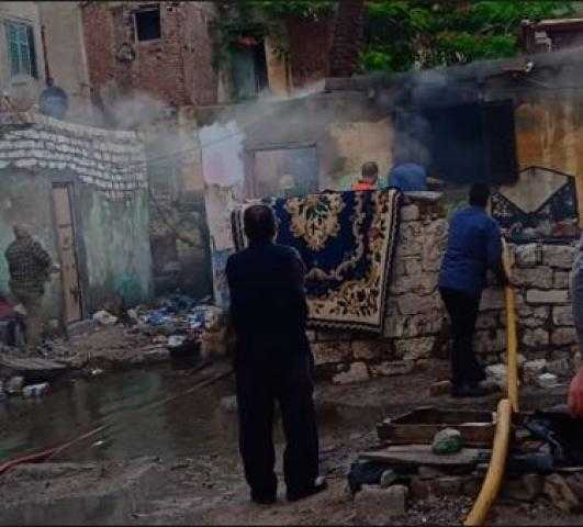 ابن عاق يشعل النار في شقة والده بالإسكندرية
