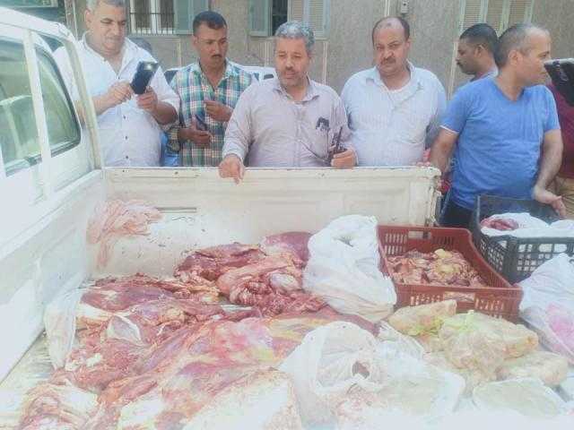 ضبط 137 كيلو لحوم غير صالحة ومجهولة المصدر بأسيوط