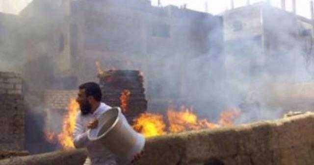 نفوق 16 حيوانًا.. حصيلة حرق 3 منازل و3 أحواش في سوهاج