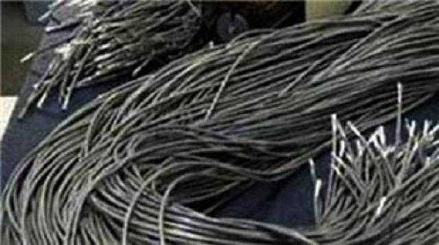 حبس 3 عاطلين بتهمة سرقة كابلات تليفونات بالسلام