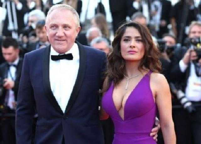 بموقف غريب.. تعرف على مفاجأة زوج «سلمي حايك» في عيد ميلادها