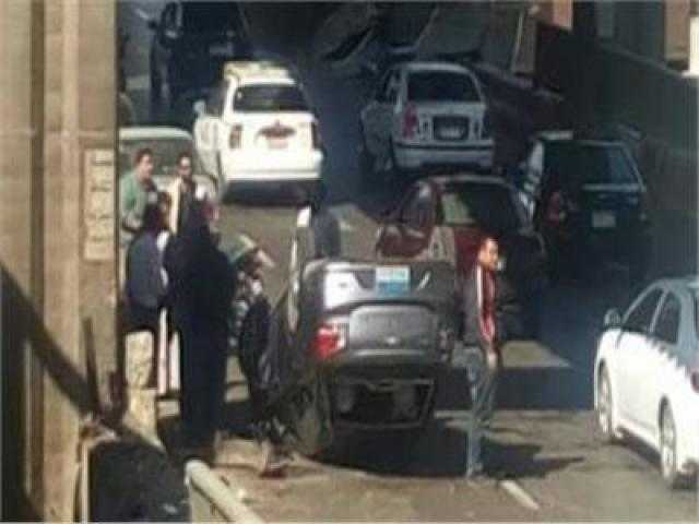 مدير أمن الجيزة يتفقد موقع حادث صفط اللبن