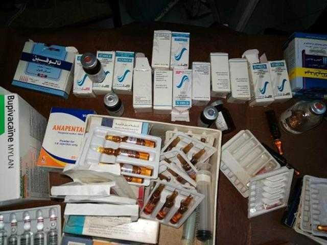 ضبط أمبولات طبية ومحاليل منتهية الصلاحية بالغربية