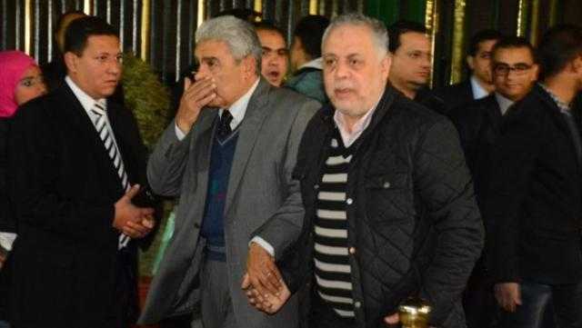 نقيب المهن التمثيلية من أول الحاضرين في عزاء طلعت زكريا