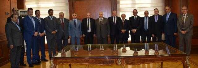 رئيس النيابة الإدارية يستقبل رئيس الهيئة الوطنية للانتخابات بمقر الهيئة