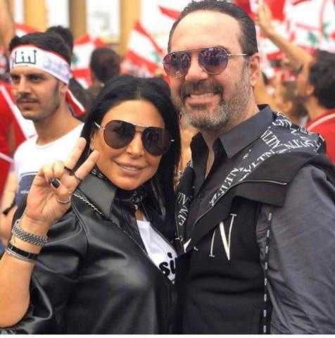 وائل جسار وزوجته يشعلان المظاهرات في لبنان.. إليك التفاصيل