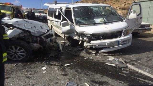 مصرع شخصين وإصابة 6 وتحطم 3 سيارات فى حوادث متفرقة بالقليوبية