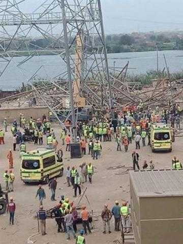 وفاة 4 أشخاص وإصابة اثنين آخرين في حادث برج كهرباء الوراق