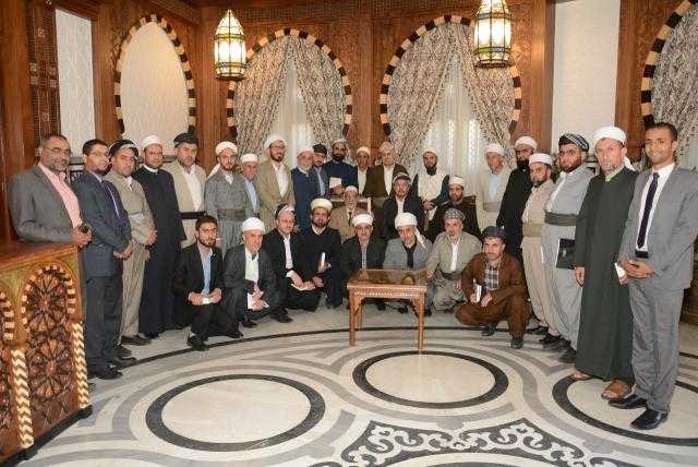 بالصور.. هيئة كبار العلماء تستقبل أئمة كردستان العراق المتدربين