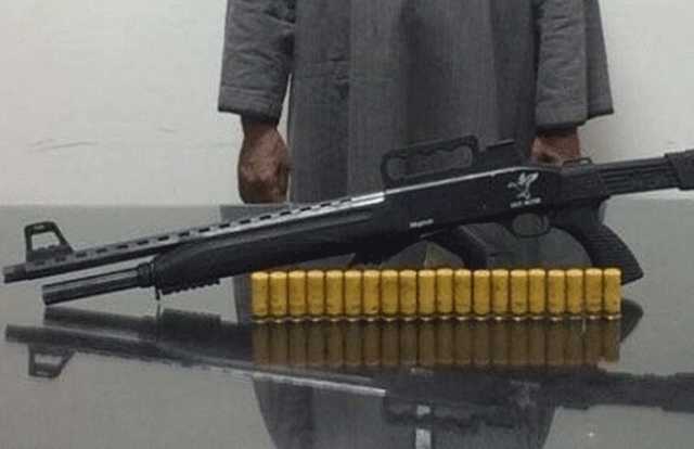 حبس مصرفي لحيازته بندقية وطلقات في مدينة نصر