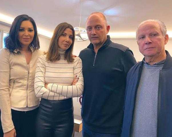 بالصور .. الظهور الأول لـ«نانسى عجرم» وزوجها عقب إخلاء سبيله