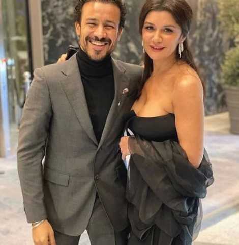 غادة عادل تثير الجدل بإطلالتها مع أحمد داوود