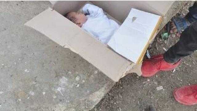 العثور على رضيعة بجوار صندوق قمامة بـ السويس