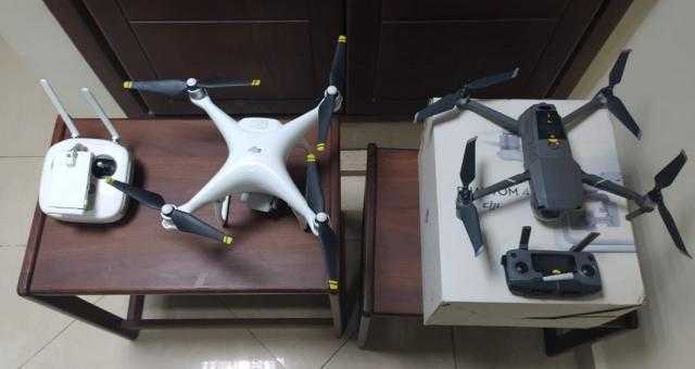 ضبط مندوب مبيعات وبحوزته طائرتين محظور تداولهما ومزودتين بكاميرات تصوير عالية الدقة
