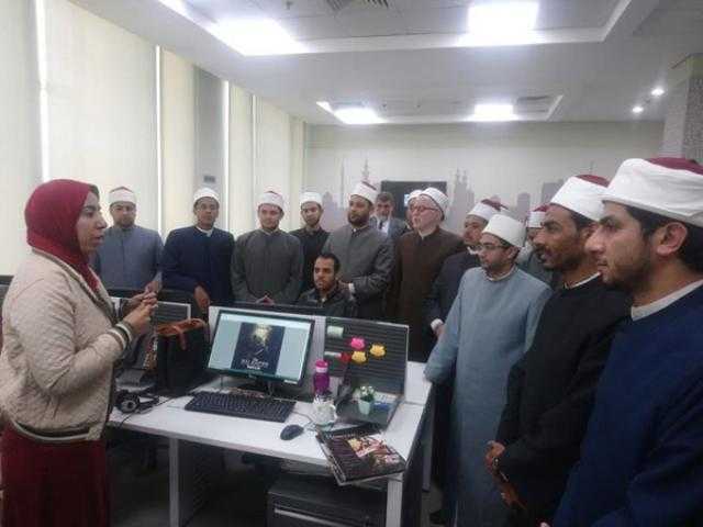 وفد أكاديمية الأزهر لتدريب الأئمة يزور المرصد