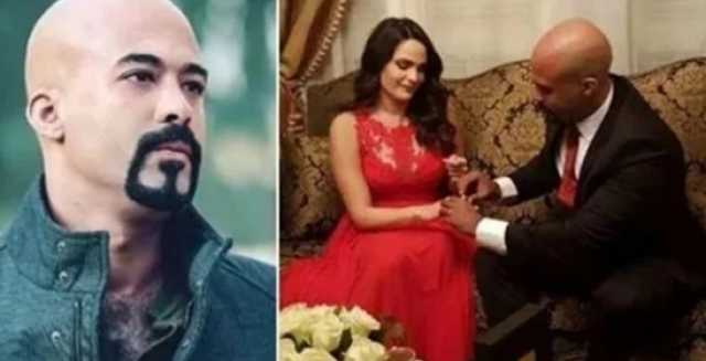 خطيبة هيثم أحمد زكي تحيي ذكراه برسالة مؤثرة