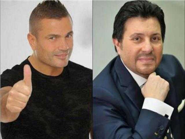 بالفيديو .. هاني شاكر يهنئ عمرو دياب بالألبوم الجديد: بشكرك على الأغاني الحلوة