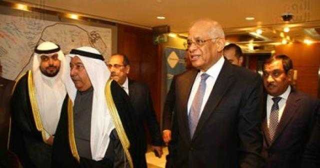 رئيس البرلمان يهنئ السفير الكويتى بمناسبة العيد الوطنى للكويت