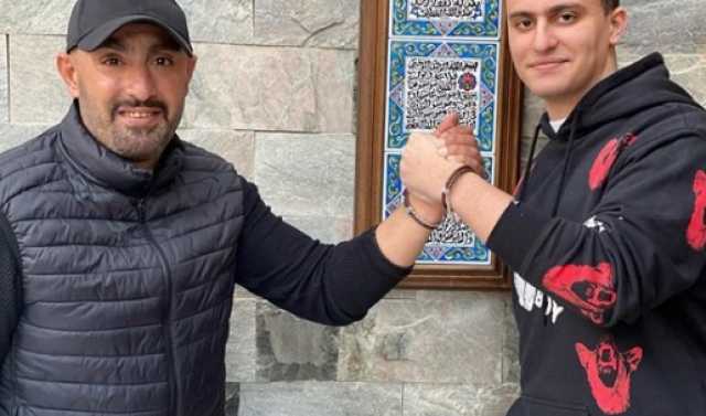 شاهد.. أحدث ظهور للفنان أحمد السقا وابنه