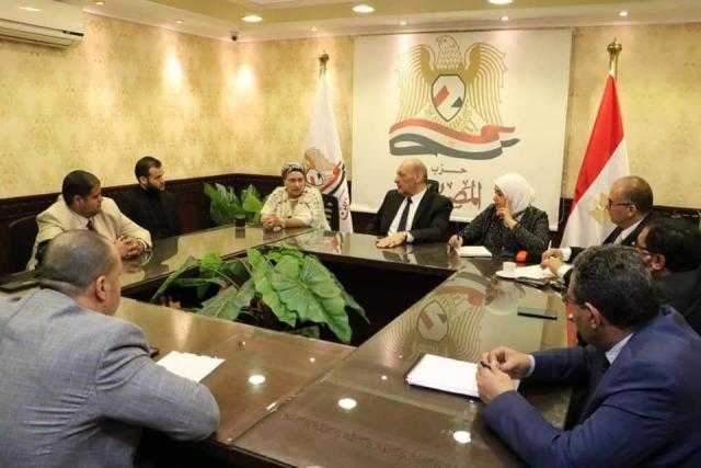 حزب المصريين يناقش أزمة سد النهضة وطرق مكافحة الكورونا