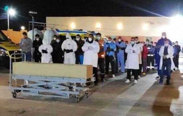 بالتفاصيل.. من بداية الفحص حتى الوفاة.. صلاة الجنازة على أول حالة وفاة بمستشفى النجيلة