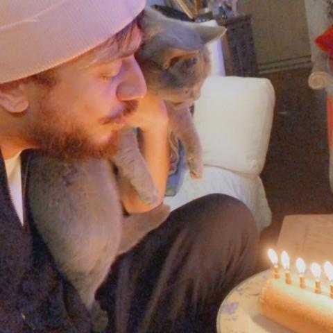 شاهد .. كيف احتفل ​سعد لمجرد​ بعيد ميلاده ؟
