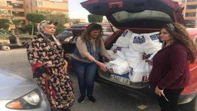”الحرية المصري” يوزع 1000 وجبة على العمالة غير المنتظمة