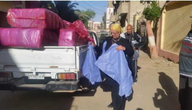 الحرية المصري يشارك في تجهيز مستشفى العزل ببنى سويف