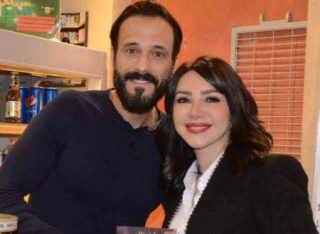 شاهد.. زوجة يوسف الشريف في كواليس مسلسل النهاية