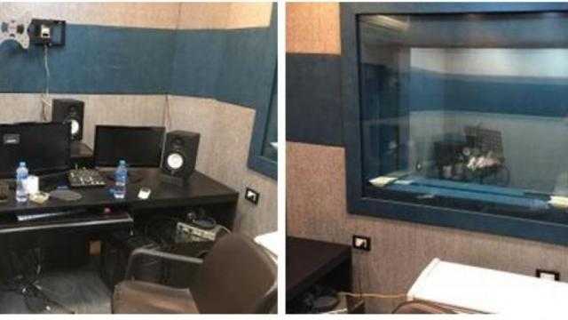 ضبط إستوديو صوت غير مرخص لتسجيل الأغانى بالعجوزة