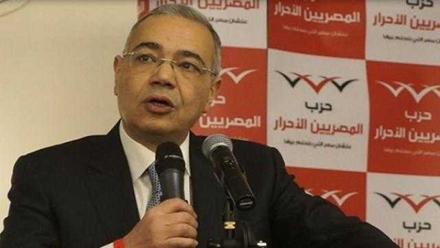 ”المصريين الأحرار” يشيد بجهود السيسي لحل الأزمة الليبية